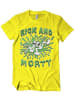 Rick and Morty T-Shirt in Gelb