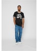FUBU FUBU Mesh-T-Shirts in black/white