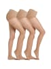 camano Strumpfhose 3er Pack fine functional 15 Denier in alabaster