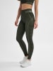 Hummel Hummel Leggings Hmlte Multisport Damen Dehnbarem Schnelltrocknend Nahtlosen in CLIMBING IVY/SEAGRASS MELANGE