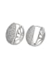 faina Women Huggie Earrings in Silver