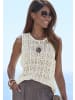 LASCANA Stricktop in beige