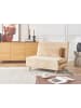 Beliani Schlafsofa SETTEN in Beige/Braun - (W) 104 x (H) 82 x (L) 90 cm