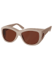 BEZLIT Damen Sonnenbrille in Grau/Braun - Braun