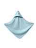 Mababu Kapuzenhandtuch Baby, 4 Lagen Musselin, Bio-Baumwolle in sea green