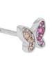 Tom Tailor Ohrstecker Silber 925, rhodiniert in pink