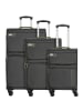 D&N Travel Line 6704 4 Rollen Kofferset 3-teilig grau