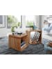 KADIMA DESIGN 2er Set Satztisch BOHA Massivholz Design Couchtisch 2 Tische,