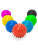 DoYourFitness Igel-Ball Nica 6cm schwarz mit Spikes Schwarz
