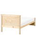 Beliani Einzelbett DAUPHIN in Braun - (W) 99 x (H) 82 x (L) 206 cm