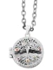 Adeliás Damen Anhänger Lebensbaum aus 925 Silber mit Zirkonia in bunt