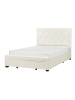 Beliani 6-tlg Doppelbett LIEVIN in Beige