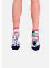 Dedoles 1 Paar Socken Meerjungfrauen unterschiedliches Design in Mehrfarbig