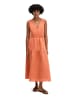 Marc O'Polo Leinen-Stufenkleid regular in Warm Orange