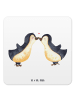 Mr. & Mrs. Panda Coaster Pinguin Liebe ohne Spruch in Weiß