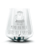 Mr. & Mrs. Panda Graviertes Windlicht Pinguin Kokosnuss mit Spruch in Transparent