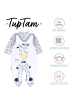 TupTam Baby Unisex Strampler-Set mit Aufdruck Spruch 2-tlg in weiß-kombi