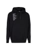 Course Hoodie NASA in schwarz-weiss