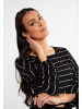 faina Damen Strickpullover in Schwarz