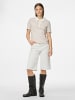 Pieces T-Shirt in Silver Gray