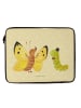 Mr. & Mrs. Panda Notebook Tasche Raupe Schmetterling ohne Spruch in Gelb Pastell