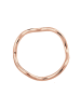 Elli Ring 925 Sterling Silber Wellen in Rosegold