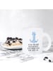Mr. & Mrs. Panda Teetasse Anker Blau mit Spruch in Transparent