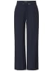 Street One Wide Leg Hose in Blau