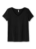 sheego T-Shirt in schwarz