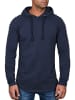 Alessandro Salvarini Hoodie A. Salvarini Langarm Shirt in Navy