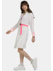 myMo Damen Mantel in Weiss Neon Pink