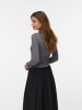 Vero Moda Top in Medium Grey Melange