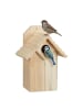 relaxdays Nistkasten in Natur - (B)15,5x (H)25 x (T)15 cm