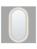 Beliani Badezimmerspiegel CHIDDES in Silber/Gold - (W) 60 x (H) 120 x (L) 3 cm