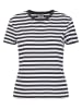 Urban Classics Urban Classics Damen Ladies Regular Striped Tee in white/black