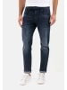 Camel Active Tapered Fit Selvedge Jeans mit Smartphone Tasche in Dunkelblau