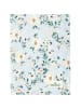 Greengate Geschirrtuch PHILIPPA PALE BLUE Blau mit Blumen Zweigen