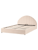 Beliani 2-tlg Doppelbett CHADENET in Beige