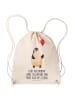 Mr. & Mrs. Panda Baumwollbeutel Pinguin Luftballon mit Spruch in Creme