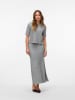 Vero Moda Strickpullover in Light Grey Melange