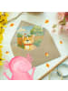 Mr. & Mrs. Panda Babykarte Hund Glück Design ohne Spruch in Weiß