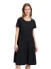 Vera Mont Sommerkleid mit Stufen in Schwarz