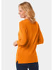 GOLDNER Pullover aus hochwertigem Garn in safran