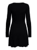 ONLY Strickkleid in Black