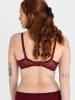 Erlich Textil  Erlich Textil T-Shirt BH ELISABETH in weinrot