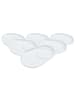 Ritzenhoff & Breker 6er Set Unterteller Bianco 18 x 12,5 cm weiß in weiß