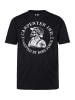 JP1880 Kurzarm T-Shirt in schwarz