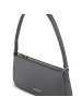 Lazarotti Bologna Leather Pochette Schultertasche Leder 22 cm in grey