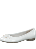 Marco Tozzi Ballerinas in weiss