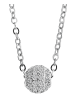 Adeliás Damen Halskette mit Anhänger – aus 925 Silber in silber
